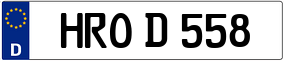 Truck License Plate